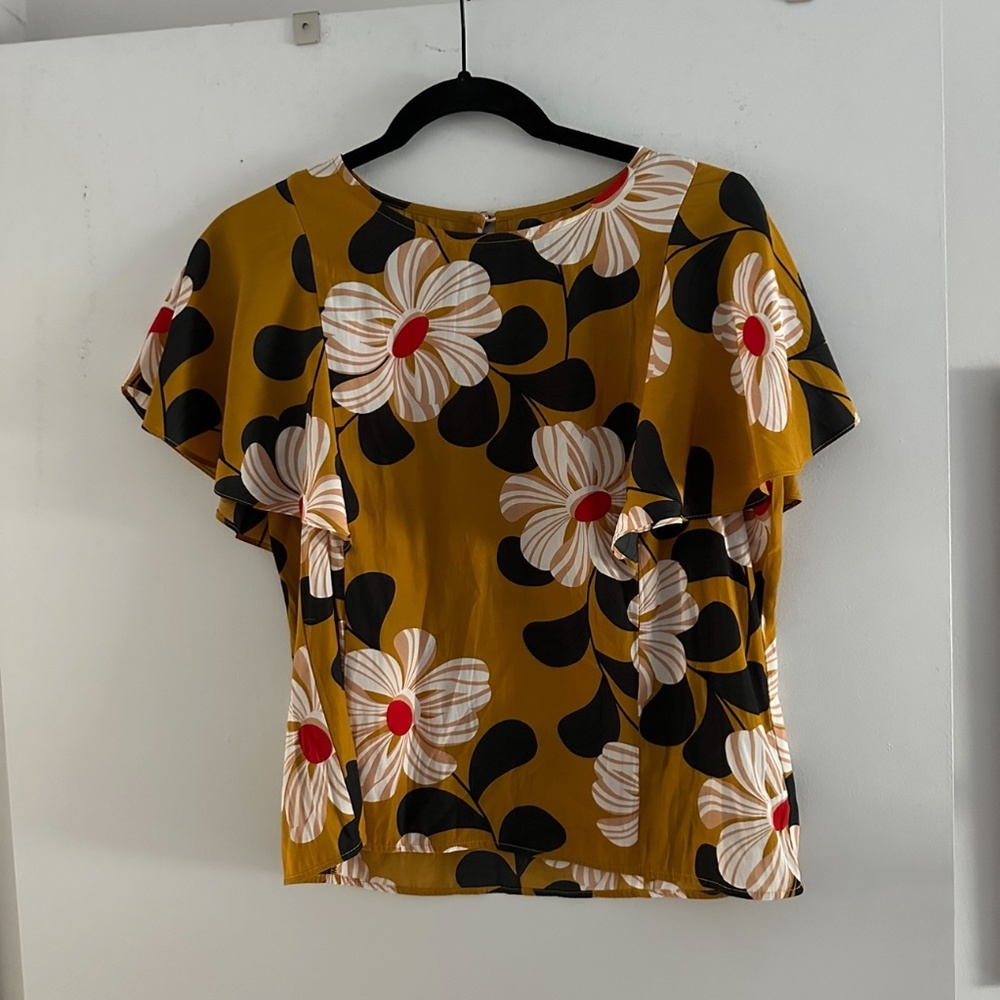 Eva Franco Floral Blouse